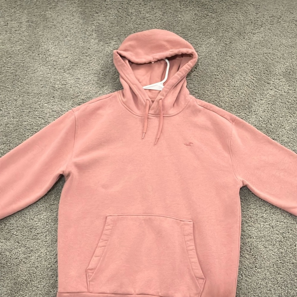 Hollister Pink Sweatshirt Classic Pullover Hoodie